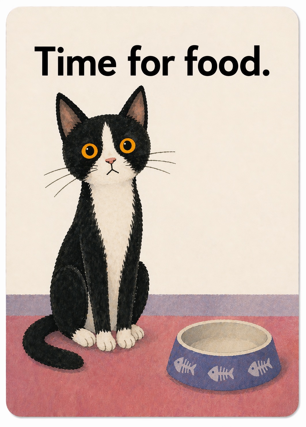 Time for food.